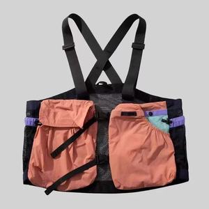 Chaleco de malla multifuncional, moderno y unisex para actividades al aire libre, escalada en roca y pesca, con un diseño transpirable y casual. - Product Image 4