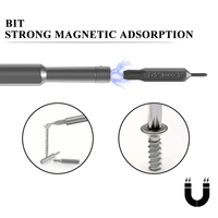 Kit de tournevis de précision 49-en-1 avec embouts Phillips, Torx et plat, manche en aluminium, double tête, pour réparation de téléphones, ordinateurs portables et appareils électroniques