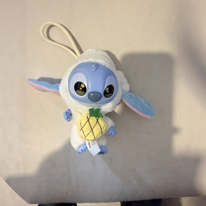 Stitch Plush Key Chain Pink <b>Hat</b> Ice Cream Pendant 3D Shape Collectible Toy Zhejiang Origin - Product Image 2