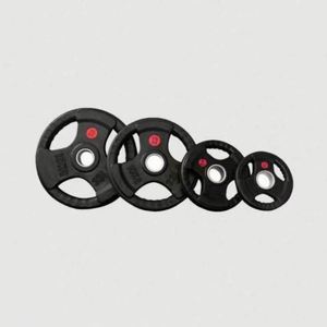 Durable Commercial Barbell <b>Weight</b> Plate <b>Set</b> Latest Gym <b>Lifting</b> Plates Cheap Rubber Steel Material Black Delicate Custom Logo - Product Image 4