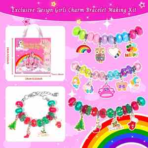 2025 New Trendy Fashion Custom Beaded <b>Bracelet</b> with 110pcs Stainless Steel Charms <b>Adjustable</b> Jewelry Set for Women Free Shipping - Product Image 4