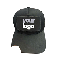 Casquette Trucker personnalisée à 5 panneaux avec dos en maille ajustable, logo sur patch avant, idéale pour les sports de plein air et le quotidien