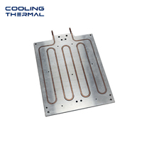 Placa Fría de Aluminio Soldada por Fricción Personalizada con Microcanal Interno para Módulo de Refrigeración de CPU, GPU y Servidor