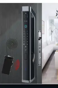 Usmart gitmek WIFI Peephole parmak izi şifre akıllı ev uzaktan kumanda cep telefonu kilitleri kart anahtar dijital kapı kilidi