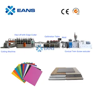 Pvc Foam Board Extruder Plastic Massief Board Making Machine Voor Keukenkast