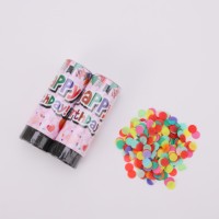 Fête Surprise Facile à Utiliser Canon à Confettis Biodégradable Party Poppers Fête de Mariage Salut Cannon Atmosphère