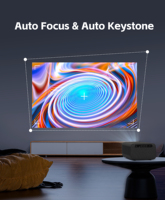 Nouvelles Tendances 2024 Wupro OEM/ODM K-W125A Projecteur LCD 500 Lumens ANSI 4+16Go Natif 4K Intelligent Android 12 pour Home Cinéma