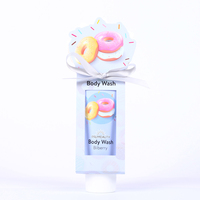 Label privé Noël Enfant Arbre à Thé Lait de Chèvre Curcuma Beurre de Karité Vitamine C Hydratant Exfoliation Parfum Moussant Gel Corporel