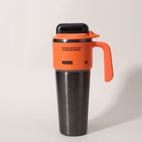 Nouvelle tasse de voyage isotherme en acier inoxydable à double paroi de 1000 ml avec poignée