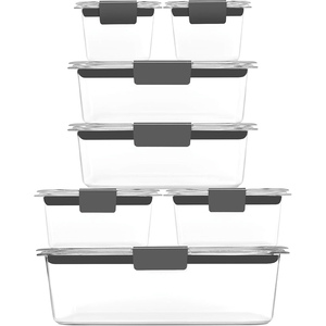 Food Storage Containers BPA Free Airtight Lids Ideal for <b>Lunch</b> Meal Prep Leftovers <b>Set</b> - Product Image 2