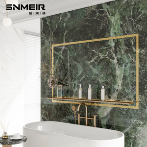 Phật sơn nhà máy senmry thép không gỉ gạch TRIM kim loại thủy tinh khảm trang trí hồ sơ sang trọng biên giới thép không gỉ gạch Strips - Product Image 6