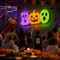 Lettres en acier inoxydable personnalisées MACCAN, enseignes lumineuses LED, publicité extérieure, logo, projet d'entreprise pour Halloween et Noël