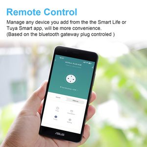 ปลั๊กอัจฉริยะอันเทล่าพร้อมเกตเวย์บลูทูธ 16a 240v ควบคุมผ่านแอพ Wifi ปลั๊กอเนกประสงค์แบบพลาสติก สวิตช์เปิด-ปิด - Product Image 5