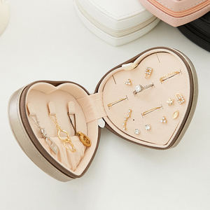 Estuche de Cuero Personalizado con Logotipo, con Cierre, Portátil, para Guardar Joyas, Organizador de Viaje, Cajas para Joyas - Product Image 4