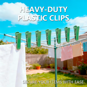 Pinces <span class=keywords><strong>à</strong></span> <span class=keywords><strong>linge</strong></span> en plastique durables, résistantes <span class=keywords><strong>au</strong></span> vent, clips de lavage robustes, pinces <span class=keywords><strong>à</strong></span> <span class=keywords><strong>linge</strong></span> en plastique vertes pour chaussettes, serviettes, corde <span class=keywords><strong>à</strong></span> <span class=keywords><strong>linge</strong></span> - Product Image 1