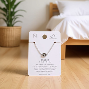 Cavigliera con Ciondolo Segno Zodiacale Cancro in Acciaio Inossidabile, Gioielli Moda Donna - Product Image 3