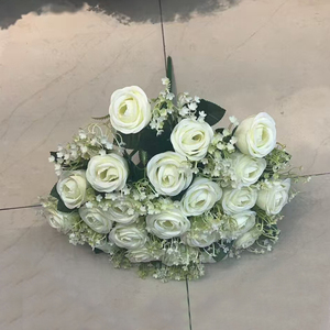<span class=keywords><strong>Bouquet</strong></span> <span class=keywords><strong>de</strong></span> roses artificielles en soie, 24 grandes <span class=keywords><strong>fleurs</strong></span>, pour mariage, remise <span class=keywords><strong>de</strong></span> diplôme, Saint-Valentin, décoration, accessoires floraux pour <span class=keywords><strong>mariée</strong></span>, Noël, mariages - Grande Vente - Product Image 1