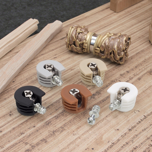 GQK Furniture High Quality Wood Fastener Connecting Bolt Cam Plastic Shelf Support Furniture <b>Hardware</b> Fittings - Product Image 2