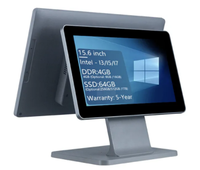 Sistema POS Todo en Uno OEM ODM de 15.6 Pulgadas Ultrafino con Pantalla Táctil Capacitiva Windows/Android, Wi-Fi 6, Bluetooth 5.2 y 3 Años de Garantía
