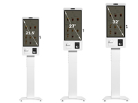 Sistema POS Todo en Uno Personalizado de 27 Pulgadas, Kiosco de Autoservicio para Pedidos con Impresora Térmica de Recibos y Pantalla Táctil de Pago