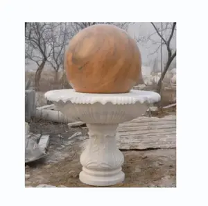 fengshui rolling ball customized natural stone sculpture water fountains