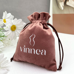Jewelry Packaging Pouches Chic Wedding Favor Gift <b>Bag</b> Flannel Velvet <b>Drawstring</b> Pouch for Cosmetic <b>Makeup</b> Eyelashes - Product Image 3