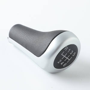 Car 5 6 speed round cap chrome aluminum black <strong>gear</strong> shift <strong>knob</strong> for <strong>bmw</strong> 1 3 5 6 5-speed standard size - Product Image 5