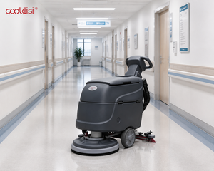 <b>Walk</b> Behind Floor Scrubber Wash Scrub and Dry <b>Machine</b> Floor Scrubber for Commercial Buildings - Product Image 1