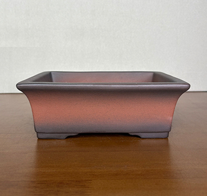 Pots à Bonsaï Faits Main en Argile Violette Grand Carré Écologique Sculptés à la Main, Style Rétro Cuit au Bois Yixing, Respirants et Durables pour Jardin - Product Image 2