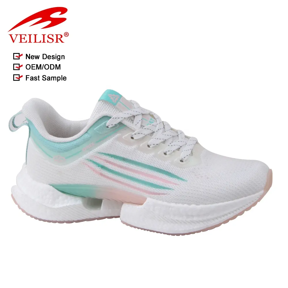 2023 Fashion Mesh Women Running Sport Shoes Zapatillas De Mujer Custom Shoes With Logo Branding Sneakers For Women And Ladies