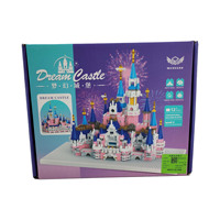 Ensemble de 3000 mini-blocs de construction d'architecture, kit de briques micro-miniatures, modèle éducatif, cadeau pour adultes et adolescents
