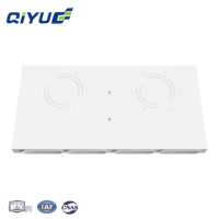 Boîte de distribution d'air rectangulaire adaptée aux conduits plats, idéale pour la ventilation d'air frais et les systèmes de distribution d'air CVC