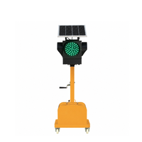 Feux de signalisation routière mobiles à énergie solaire 300 mm pour la mise en place dans les zones éloignées