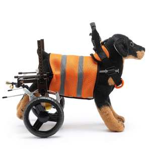 Sıcak satış Pet malzemeleri küçük ve orta ölçekli engelli köpekler için Pet iki tekerlekli rehabilitasyon aracı - Product Image 1