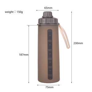 Bouteille d'eau en silicone écologique de 600 ml, portable pour le sport, le camping en plein air, sans BPA, avec couvercle souple – Vente en gros directe - Product Image 3