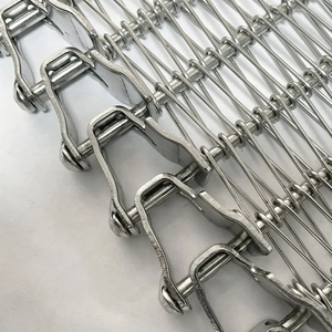 Yüksek kalite özel boyut 304 316 316L paslanmaz çelik zincir bağlantı <span class=keywords><strong>Spiral</strong></span> tel örgü fırın pişirme konveyör bant gıda sınıfı - Product Image 5
