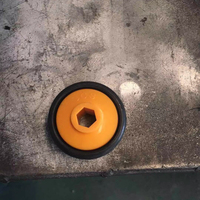 Boîtier de roulement de rouleau transporteur en plastique nylon avec alésage hexagonal pour diamètre de 50 mm