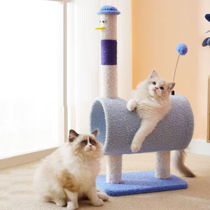 Customized Furniture Manufacturer Sustainable Indoor <b>Climbing</b> <b>Frame</b> Spacecraft Claw Pole Eco-Friendly Pet Products - Product Image 4