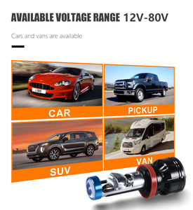 P1 Carolyn Factory H4 H7 H11 led proyector faro H11 proyector bombilla projetor H11 mini LED 42W 6000K para coche motocicleta - Product Image 6