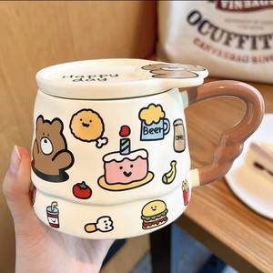 Taza de Cerámica de 400 ml con Tapa, Vaso para Bebidas Frías y Calientes, Reutilizable, Apta para Alimentos, Personalizable - Product Image 6