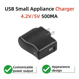 Cargador USB Mini de 3W Personalizable de Fábrica OEM, <span class=keywords><strong>con</strong></span> Certificación CE, Enchufe Europeo USB-A, Banco de Energía, Entrada de 5V/4.2V 0.5A, Corte Automático para Cámara - Product Image 3
