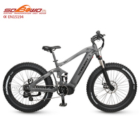 Vélo électrique d'usine Kenda 1000w Bafang Vélo de montagne électrique 48V Mtb Pneu gras Suspension intégrale