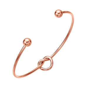 Braccialetto del braccialetto del nodo di amore di fascino del cuore dell'acciaio inossidabile 316L all'ingrosso della fabbrica - Product Image 6