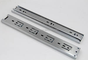 Glissières de tiroir télescopiques à roulement à extension complète Meilong Hardware/Quincaillerie pour meubles Glissières de tiroir à 3 plis/<span class=keywords><strong>Rail</strong></span> de tiroir d'<span class=keywords><strong>armoire</strong></span> - Product Image 4