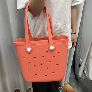 Borsa da spiaggia impermeabile con fori, disponibile in molti colori, prezzo all'ingrosso molto vantaggioso. - Product Image 4