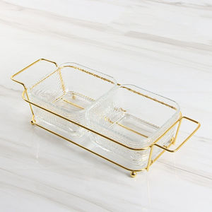 Hot Selling Crystal Glass Fruit <strong>Tray</strong> Dishes and Plates Sets <strong>Candy</strong> Snack Bowl for Wedding - Product Image 5