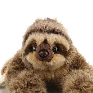 Good Quality Customized Cute Cartoon Plush Doll Lying Sloth Animal Plush Toys