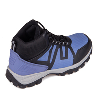 Sepatu Keselamatan Unisex Semua Musim dengan Pelindung Jari Kaki Komposit, Anti-Tusuk, Sol Tengah Kain, MD EVA Karet, Sepatu Kerja untuk Bengkel Konstruksi