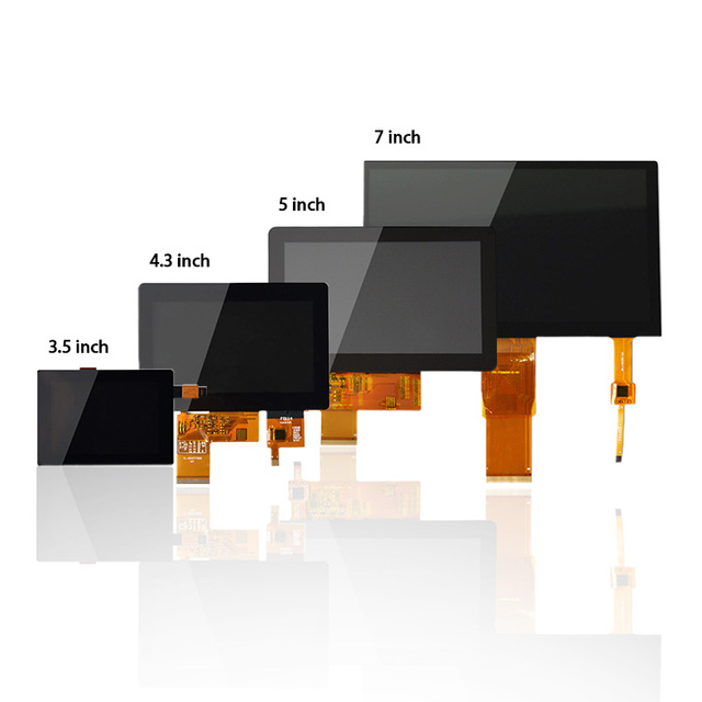Custom Size Custom LCD Touch Panel 2 2.8 3.5 4.3 5 7 10.1 Inch TFT LCD Display Capacitive Touch Screen