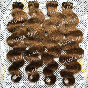 Extensions di <span class=keywords><strong>Capelli</strong></span> Umani Ricci Indiani Vergini Grezzi Grado 10A, Ondulati, Colore Marrone <span class=keywords><strong>Cioccolato</strong></span>, Doppia Trama, Vendita all'Ingrosso - Product Image 1